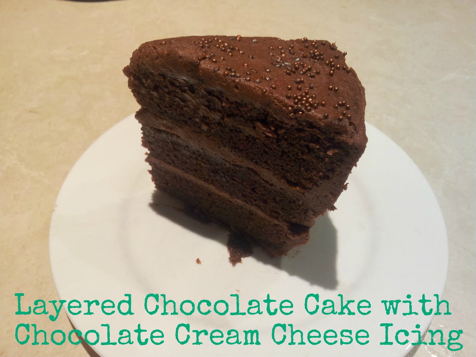 What would Martha do? Chocolate Layer Cake with Chocolate Cream Cheese