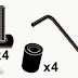 Thule XADAPT12 T-Track Accessory Kit Clamps and Adapters - Thule Base Roof Racks