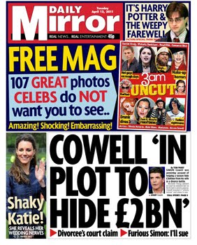 Simon Cowell in £2Bn plot on a day that we focus on Ken Livingstone's collusion in poverty creation