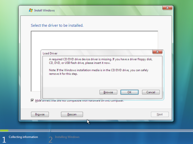 Windows 7 Install Dvd Driver Missing