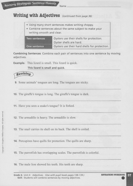 Verbs that describe homework image