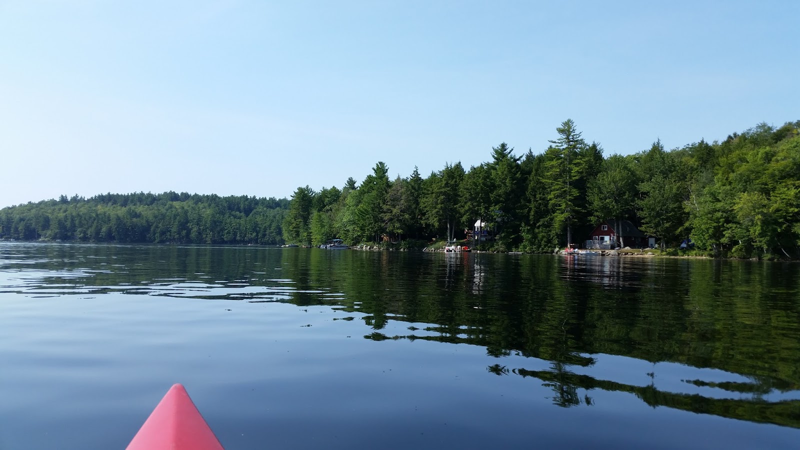Recreational Kayaking in Maine Peabody Pond, Sebago/Bridgton, Maine
