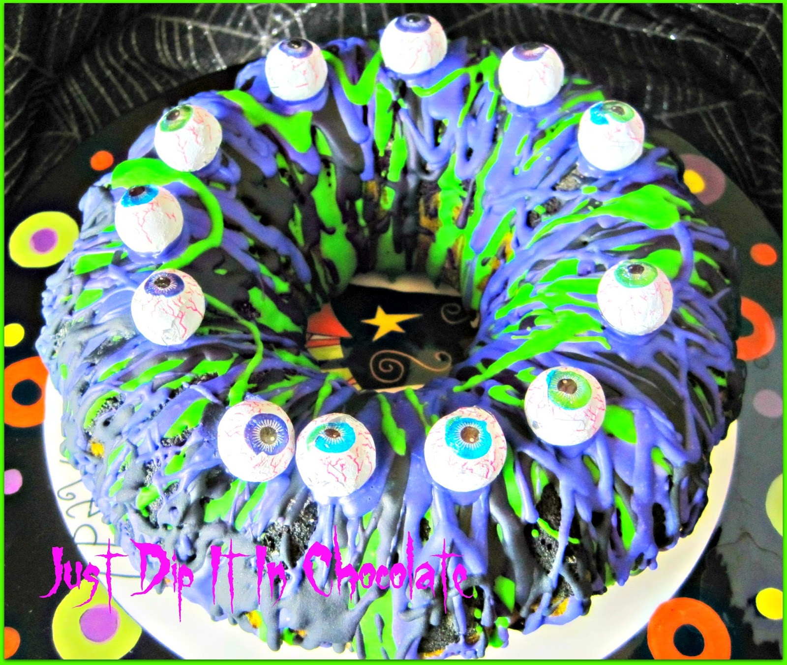 Just Dip It In Chocolate Eye Of Newt Halloween Bundt Cake Recipe