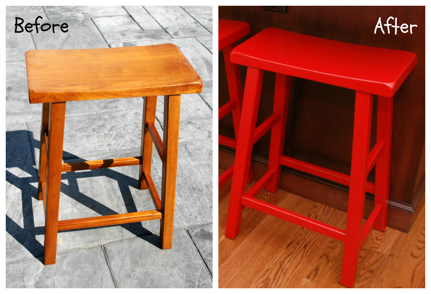 One Creative Housewife Saddle Stools Redo