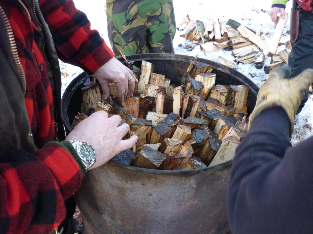 An English Homestead Axe And Charcoal Making Course