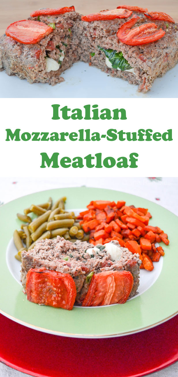 Italian Mozzarella-Stuffed Meatloaf - Diana Rambles