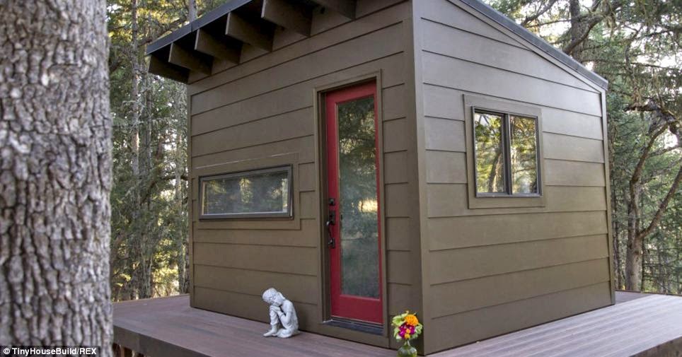 Their daughter Terra, 14, has her own cabin next door. They also have a 17-year-old son, Paiute, who attends college. - This Couple Got Out Of The Rat Race. And Built This Tiny Home For $33K. Their daughter Terra, 14, has her own cabin next door. They also have a 17-year-old son, Paiute, who attends college. - This Couple Got Out Of The Rat Race. And Built This Tiny Home For $33K.