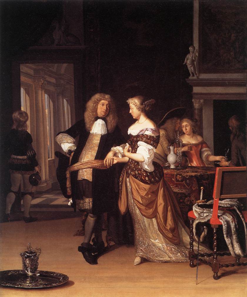 17th Century courtship in Western Europe.