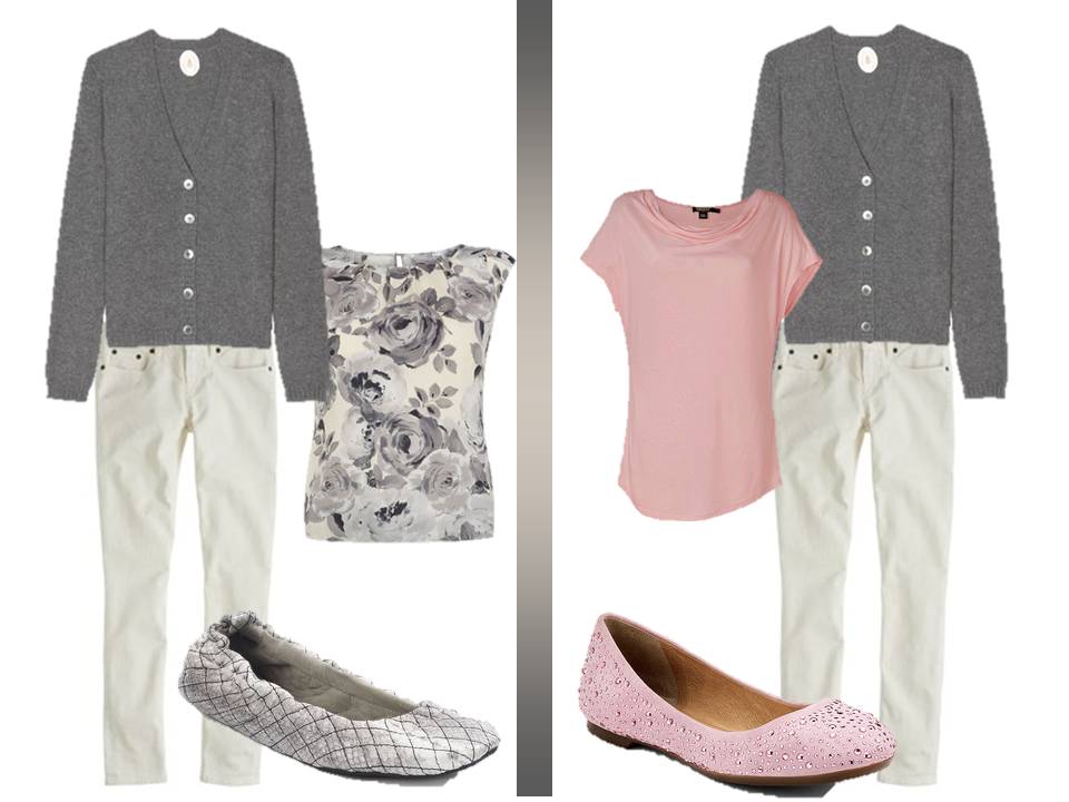 How to wear a grey vneck sweater The Vivienne Files