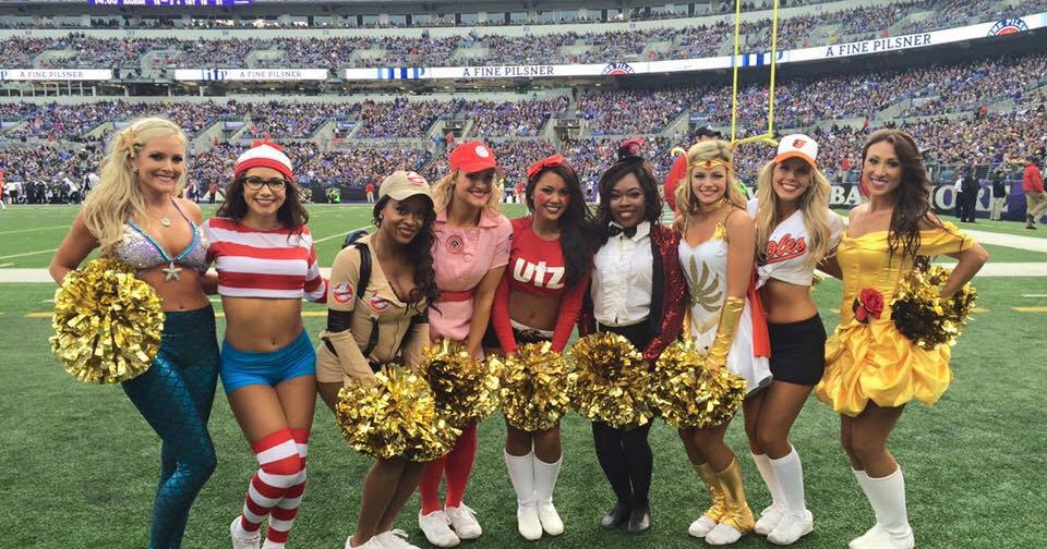 Pro Cheerleader Heaven The Baltimore Ravens Cheerleaders Celebrated