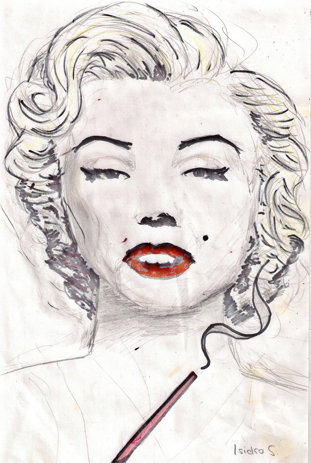 Dibujos de un Carrionero Marilyn Monroe