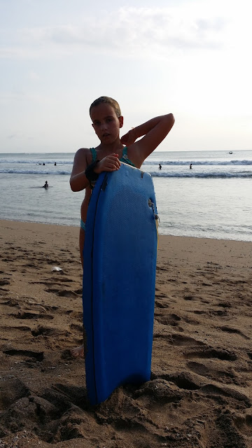 Body board en Kuta, Bali