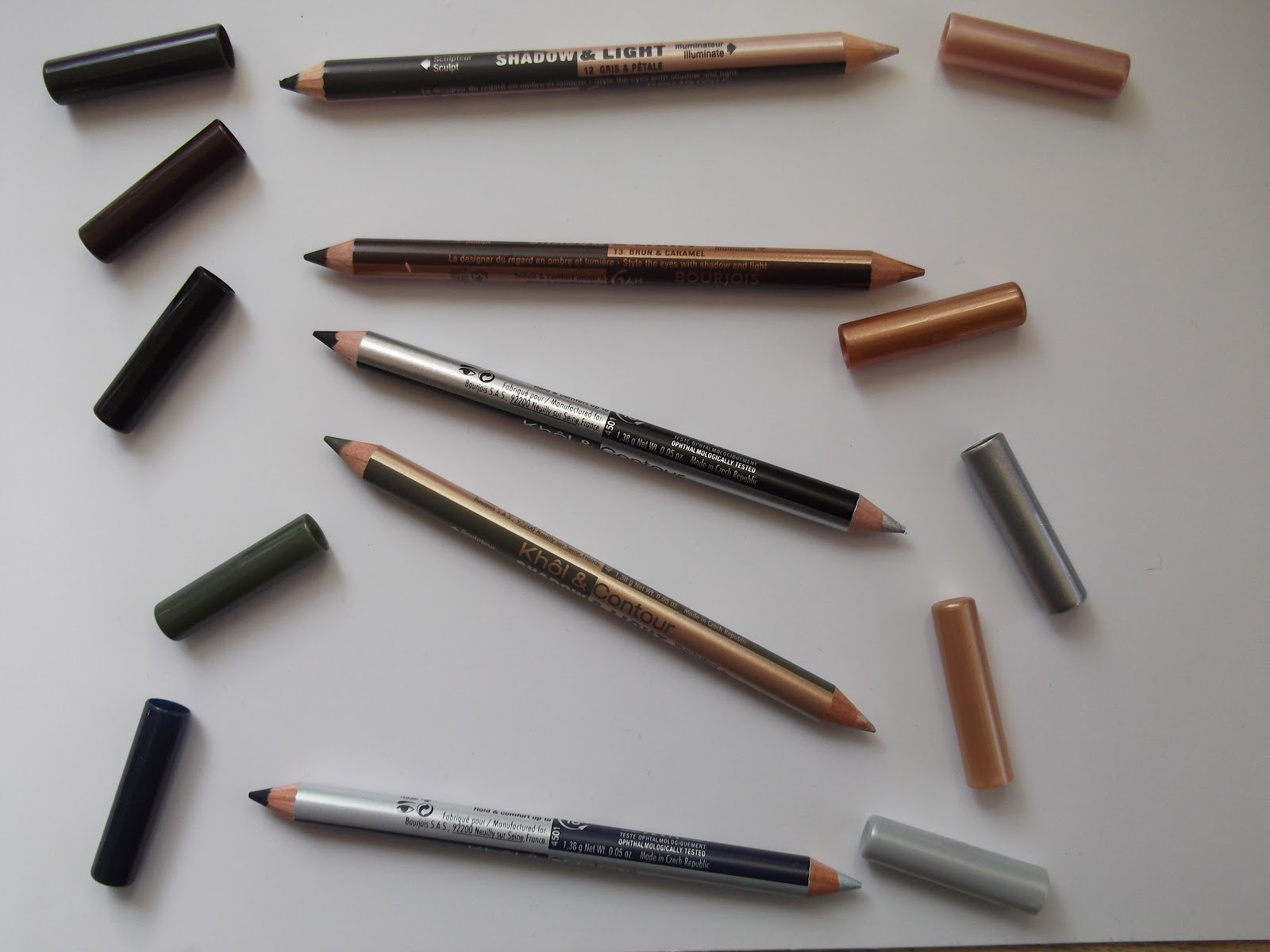 Bourjois Kohl & Contour Shadow & Light Pencils NEW! British Beauty