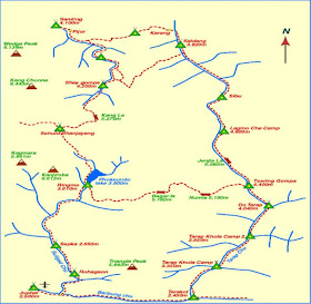Upper dolpo Trekking map 