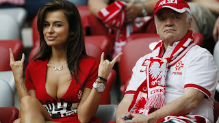 La afición polaca se hizo presente La afición polaca se hizo presente