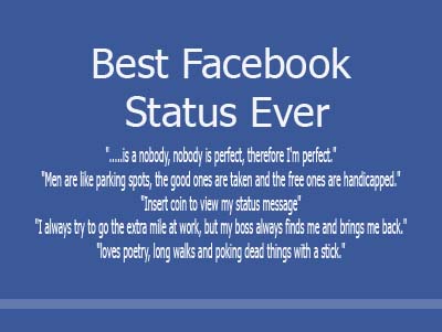 Funny Facebook quotes, status