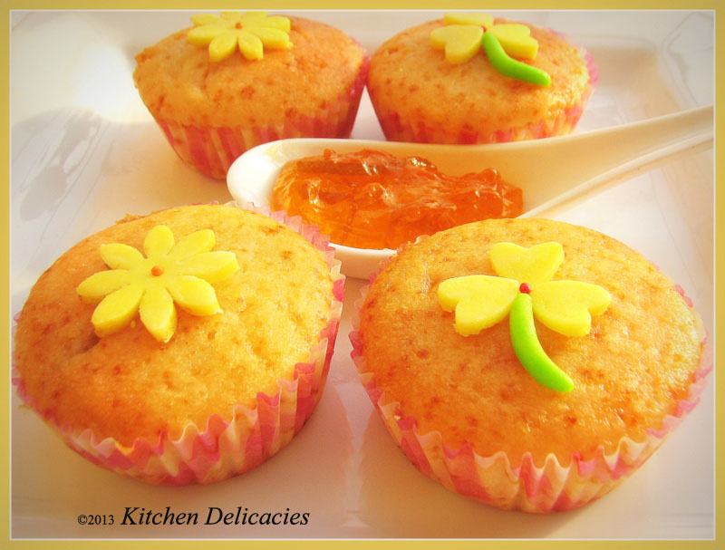 Orange Marmalade Muffins Kitchen Delicacies