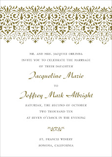 classic wedding invitations
