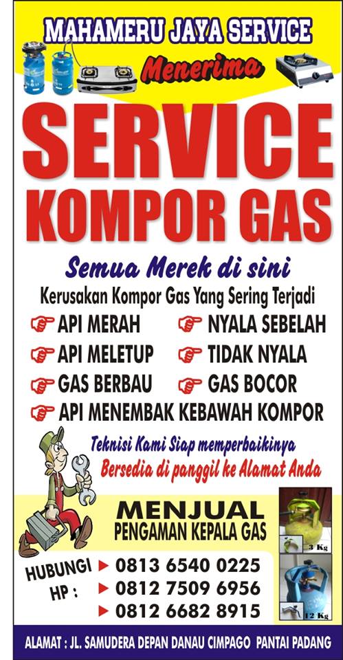 SERVIS KOMPOR GAS SEMUA MEREK