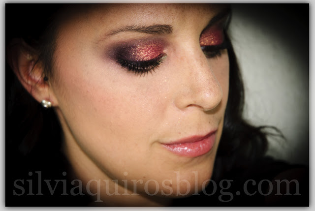 Ahumado rojo y mucho más red smokey eye Silvia Quiros