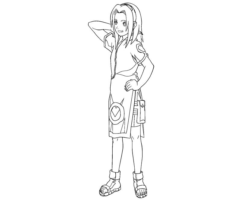Sakura Haruno 14 Coloring Crafty Teenager