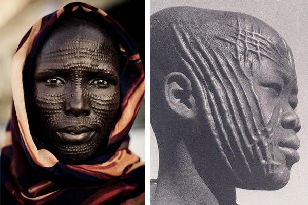  Nuer Tribe Scarification Rite