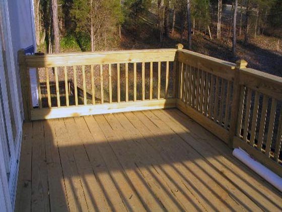 Wooden Patio Deck Picture