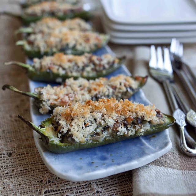 FOODjimoto Stuffed Jalapeño and Sweet Peppers