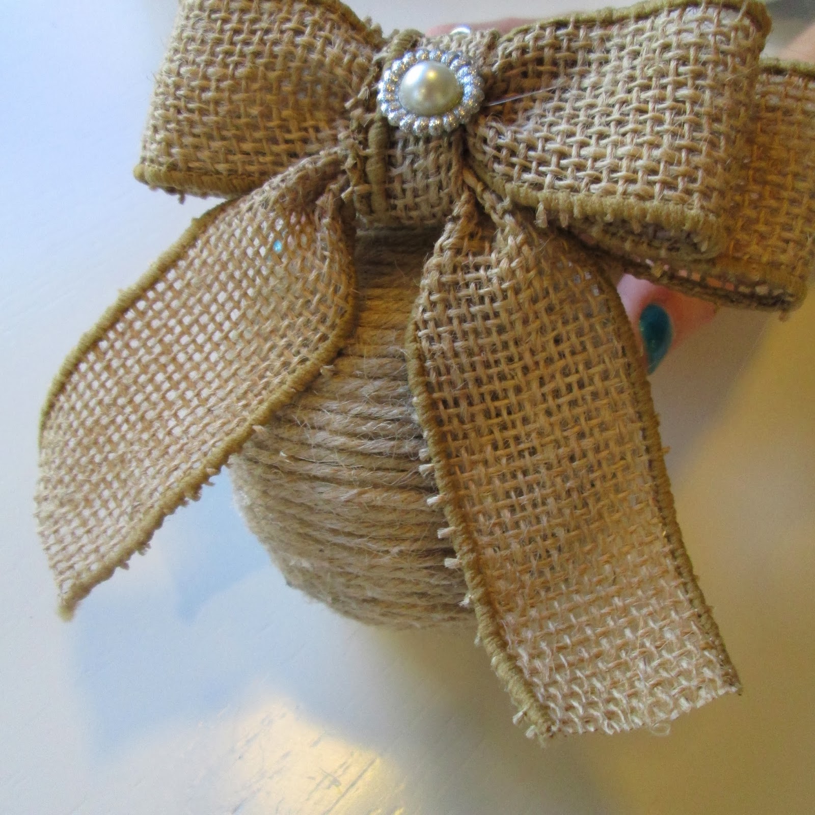 roommom27 Rustic Twine Christmas Ornaments