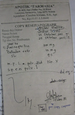 Catatan Dunia Farmasi: Resep Obat