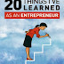 20 Things I've Learned as an Entrepreneur - Free Kindle Non-Fiction