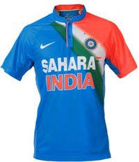 Indian Cricket Team Kit for ICC World Cup T20 Tournament 2012