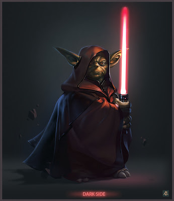 Ilustración Darth Yoda 1