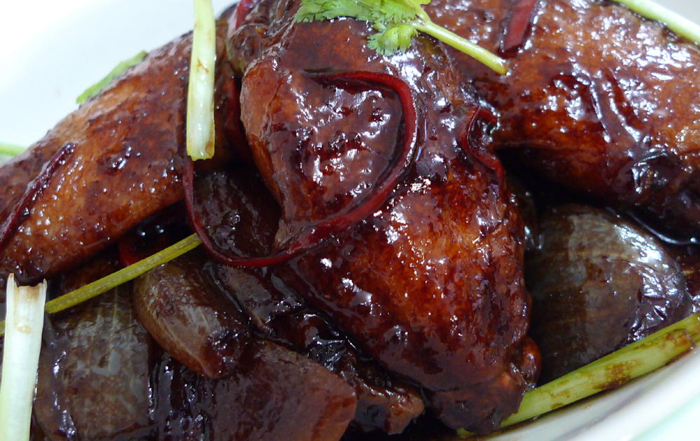 Let's get Wokking! Dark Soy Sauce Chicken 酱油鸡 Singapore Food Blog on