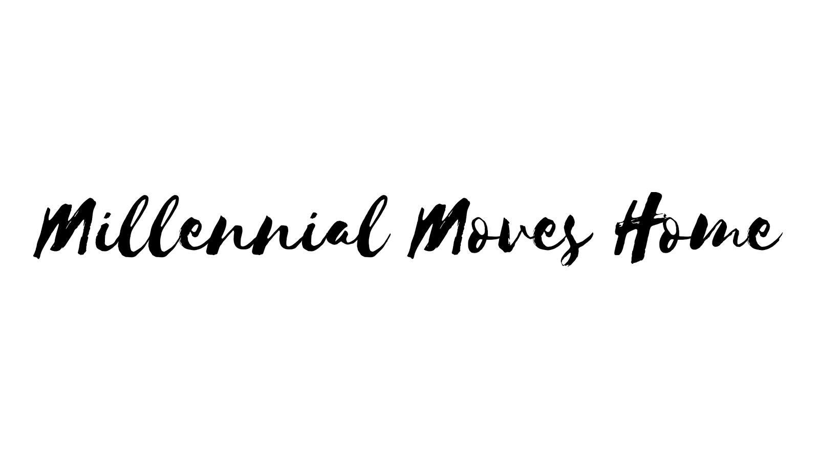 Millennial Moves Home