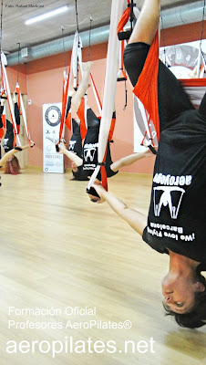 Foto: #RafaelMartinez, creador métodos #AeroPilates ® #AeroYoga ®, #Formación Oficial , #Cursos, Diploma homologado internacionalemente en #YogaAereo y #PilatesAereo ( #AerialYoga #AerialPilates )