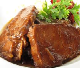 carne de vita cu sos picant si mustar
