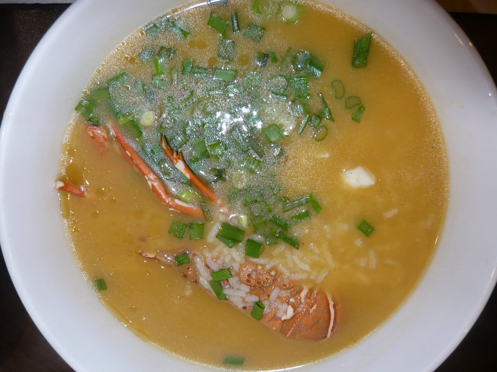 zon Orange Lobster Porridge............Singapore