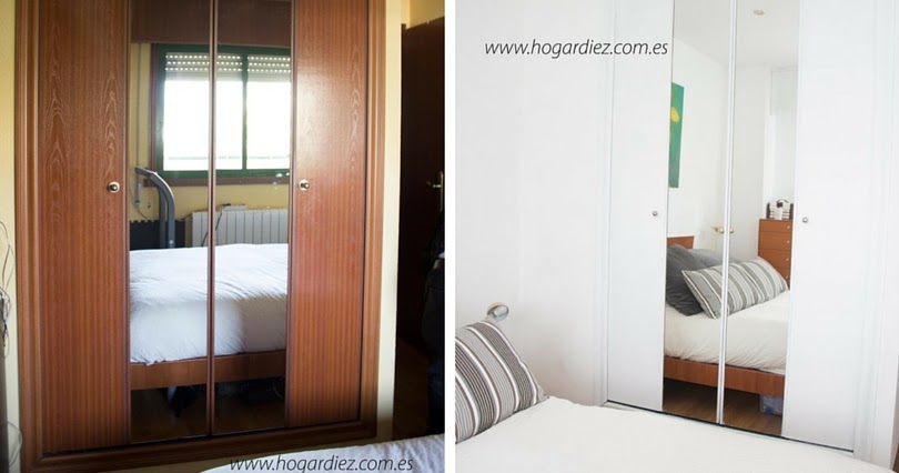 Hogar diez: Cómo lacar un armario en blanco