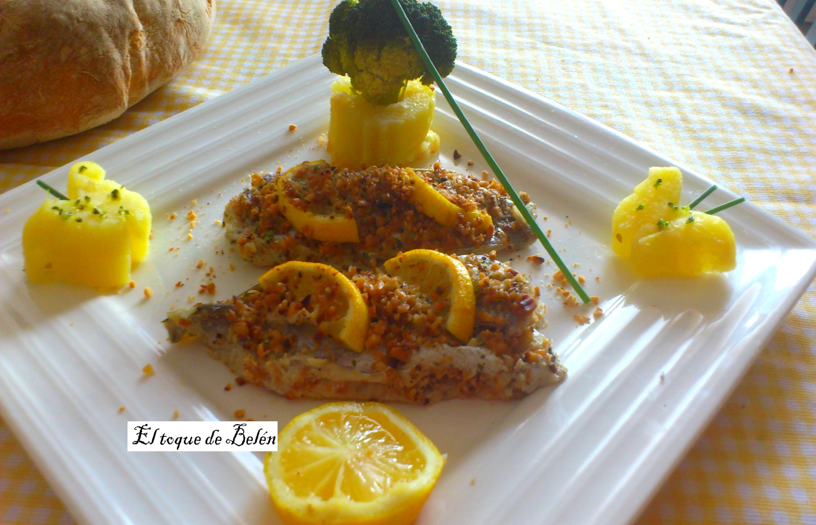 Bacaladillas  Con  Picada De Almendras 
