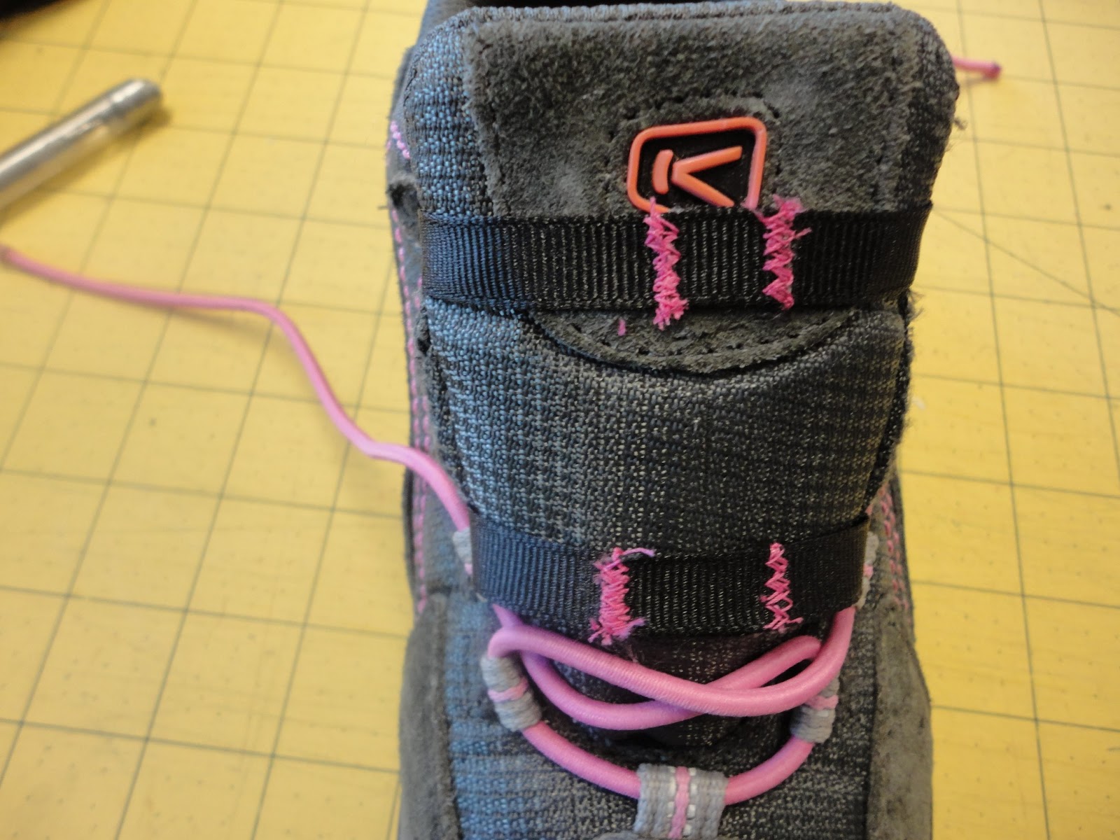 Me Sew Crafty How to Keep Your Shoe Tongue in Place