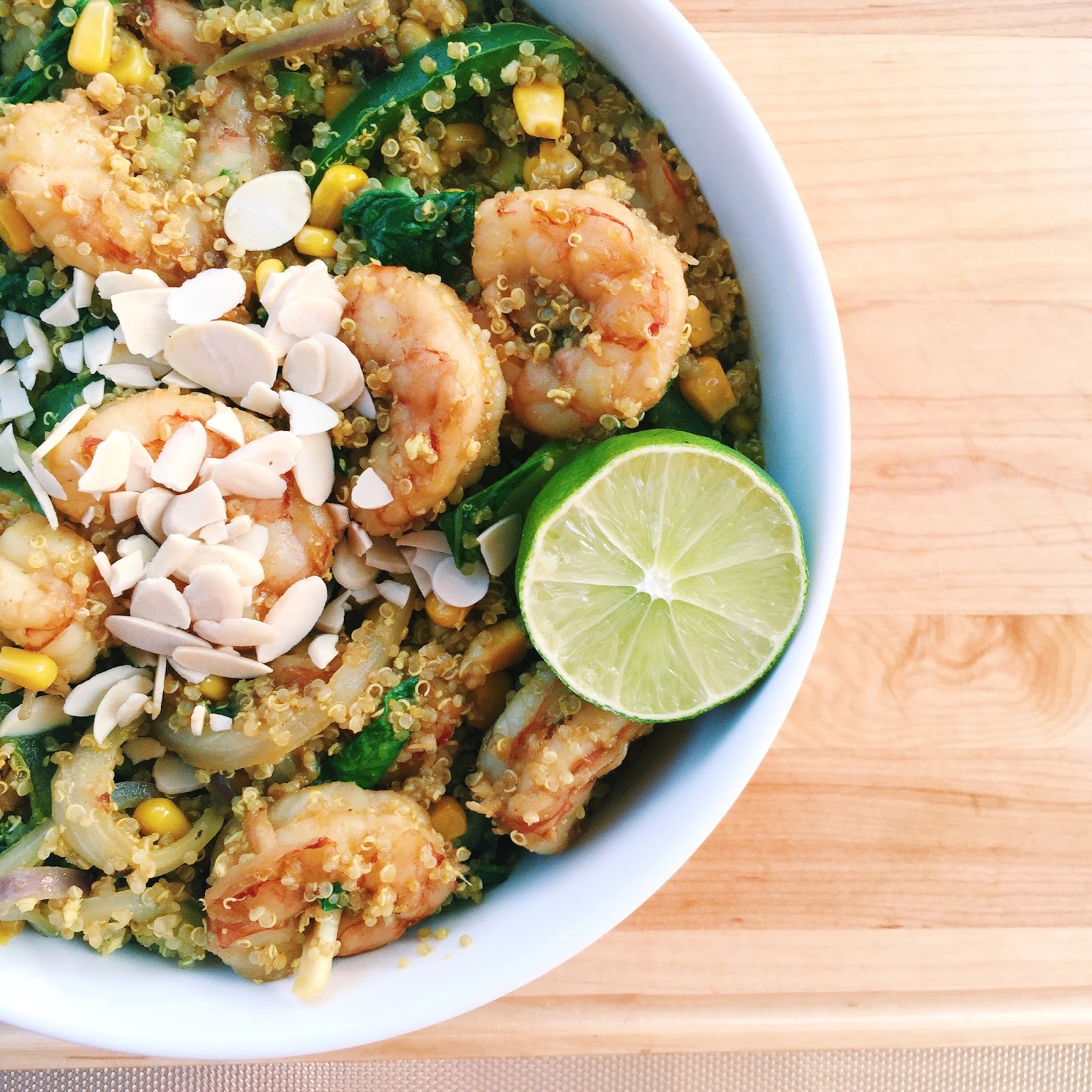SHRIMP FRIED QUINOA / My Healthy Fashion