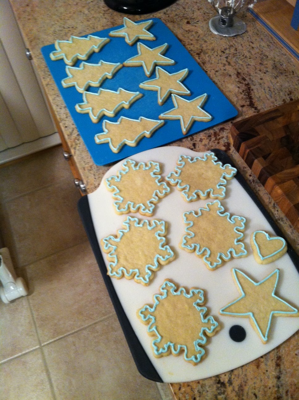 Sweets by Daniela: Blue Christmas Cookies