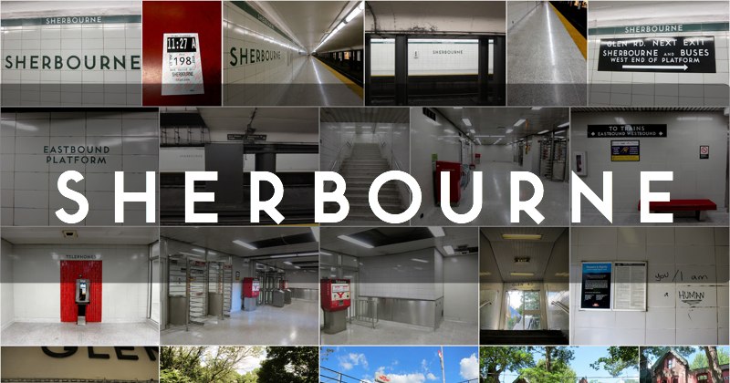Sherbourne station photo gallery