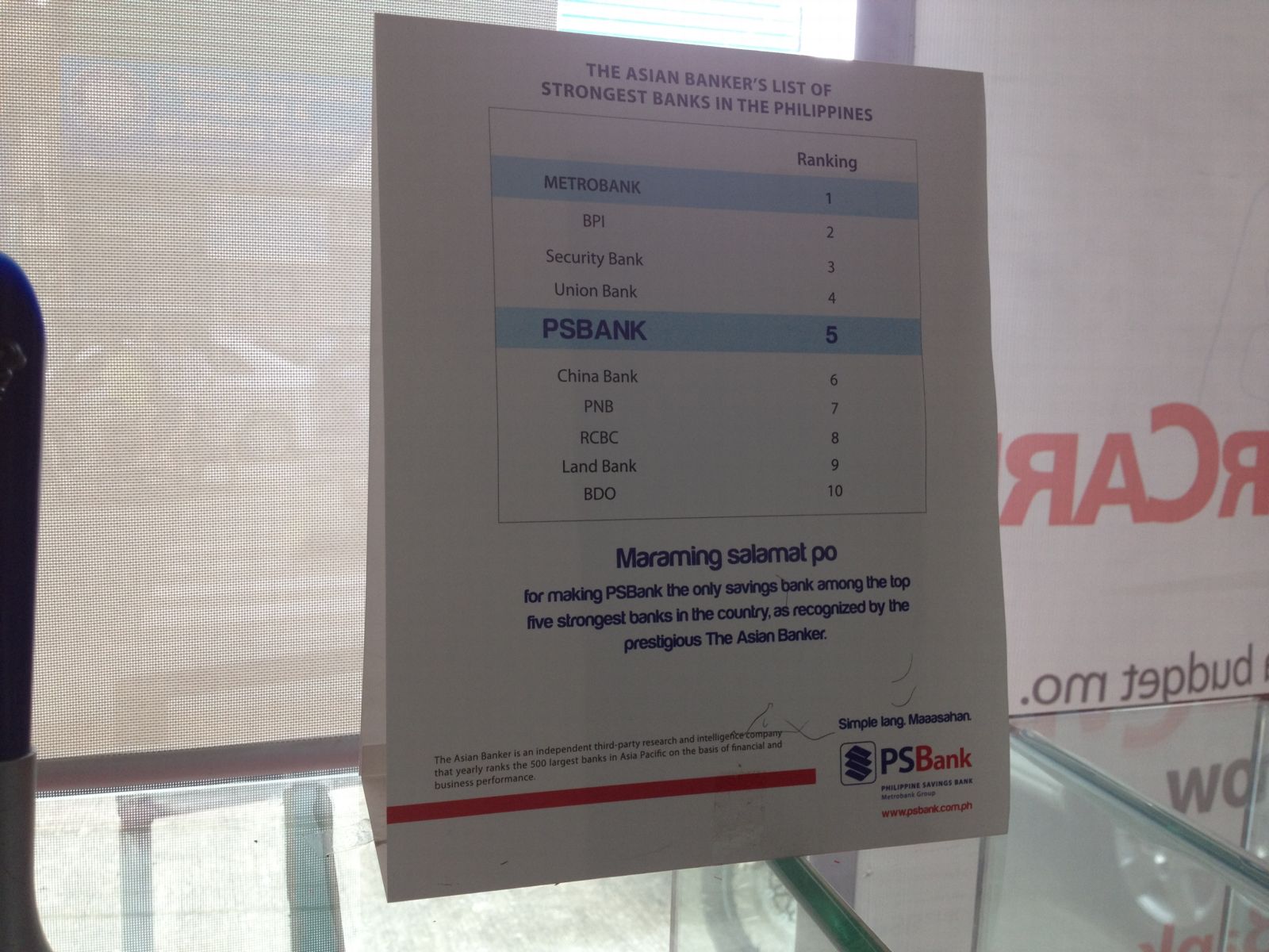 Banana Express 銀行口座を作ってみた。