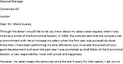merit increase request letter