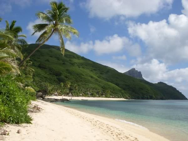 Der perfekte einsame Sandstrand Der perfekte einsame Sandstrand
