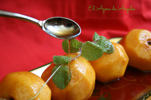 Melocotones Al Pedro Ximénez (tradicional Y Actifry)