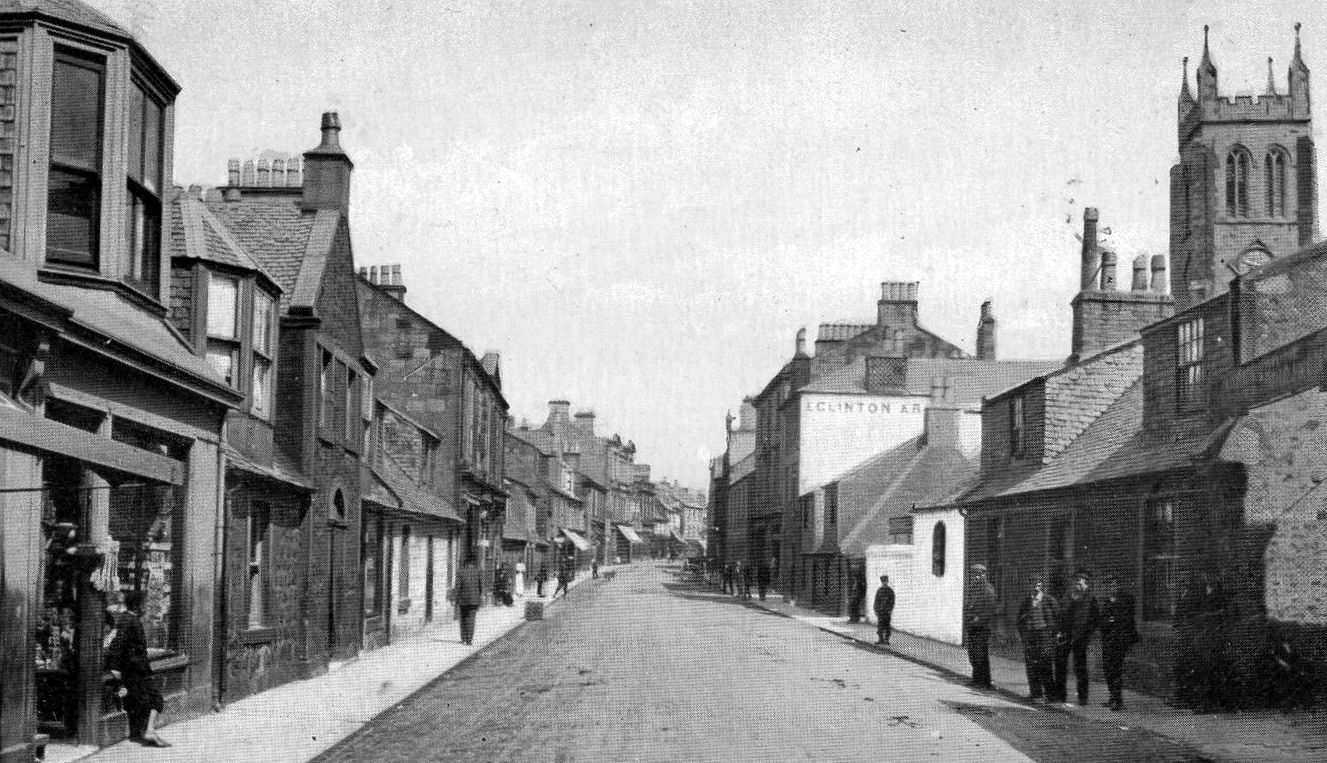 Tour Scotland Photographs Old Photographs Main Street Kilwinning Scotland