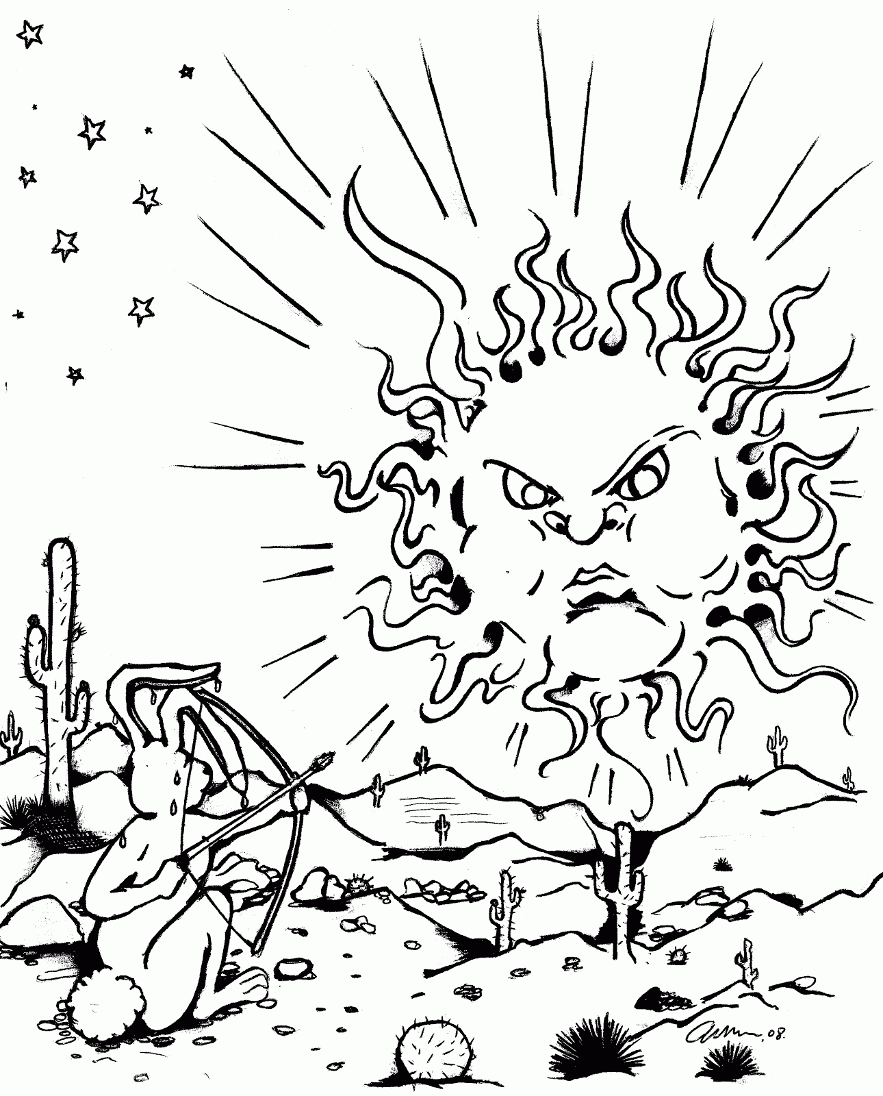 A Soldier's Stories How Rabbit Shot the Sun